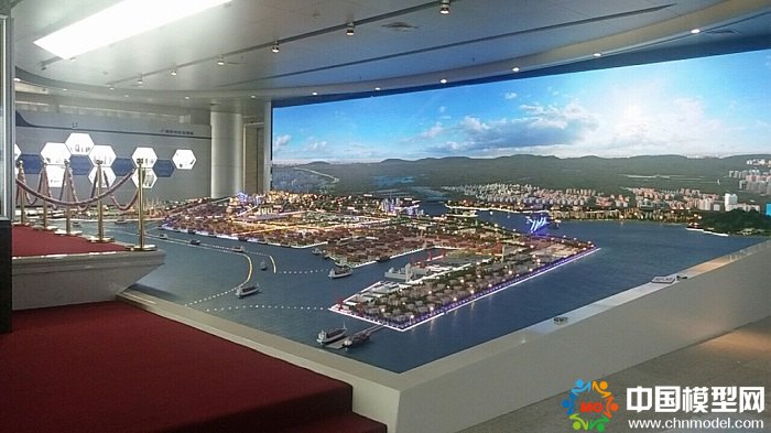 广西钦州港总体规划模型