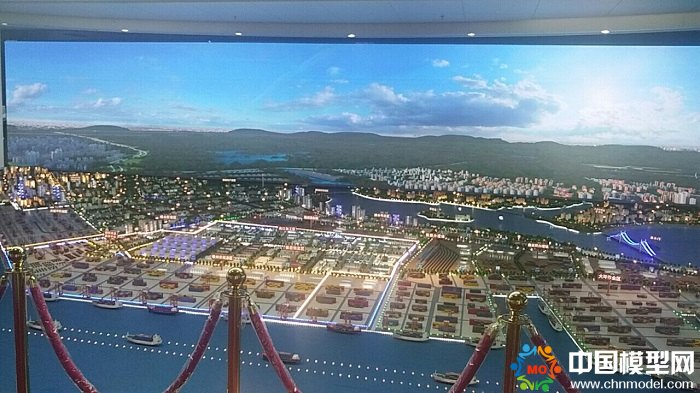 广西钦州港总体规划模型