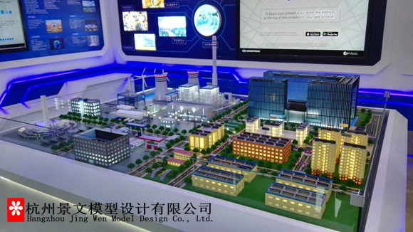浙能技术研究院沙盘模型