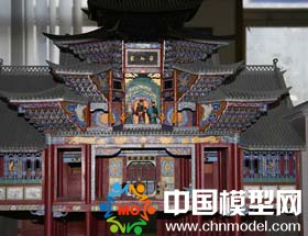 古代楼，3d建筑模型