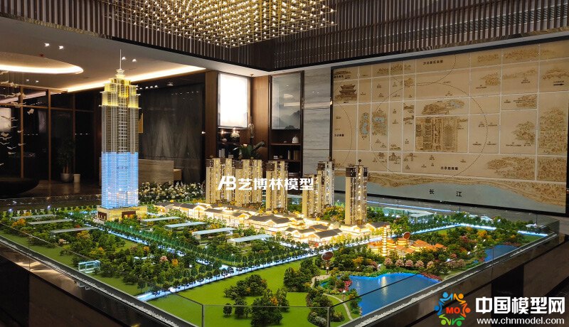 中建荆州之星沙盘模型
