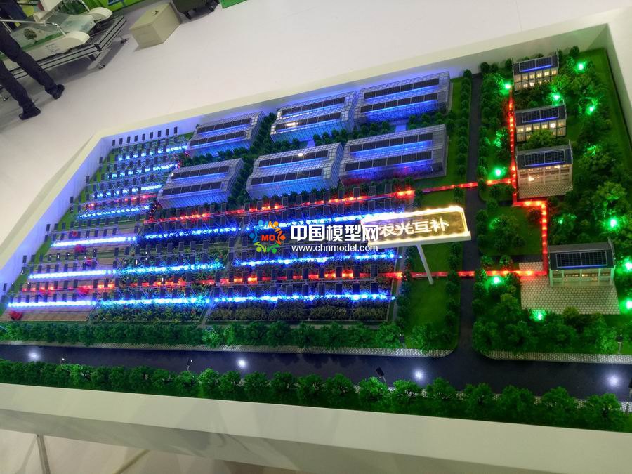 农光互补沙盘模型