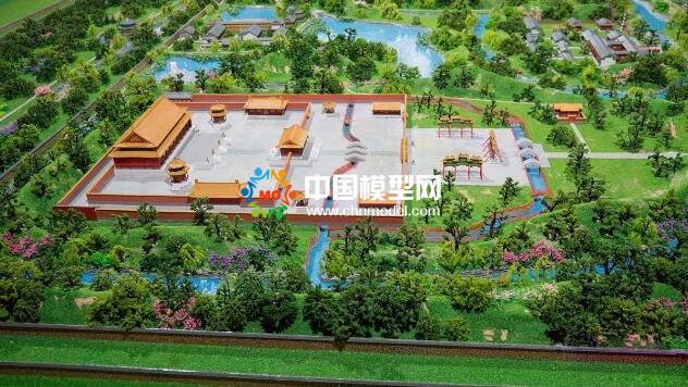 大型皇家园林沙盘模型重现圆明园昔日辉煌