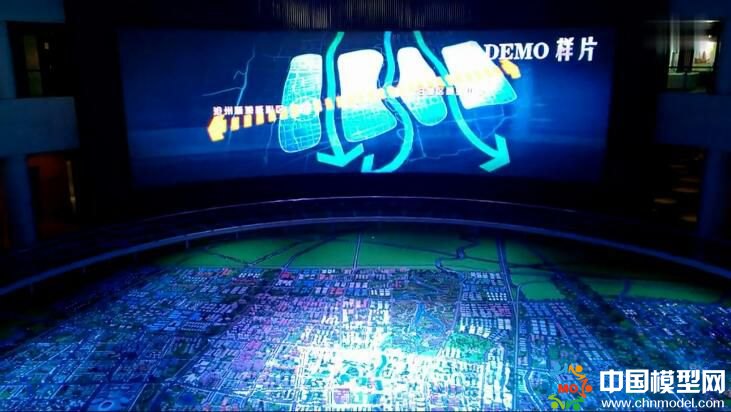 沧州城市总体规划沙盘模型