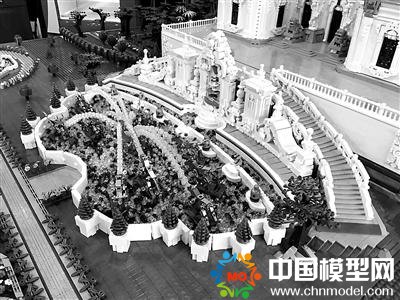 圆明园建筑模型
