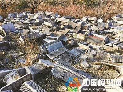 老北京微缩建筑模型
