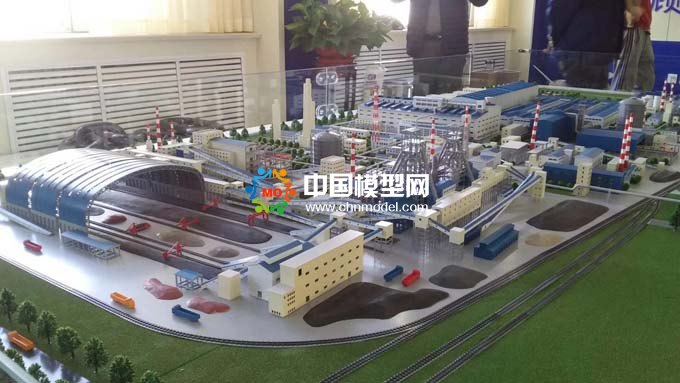 最新电厂沙盘模型