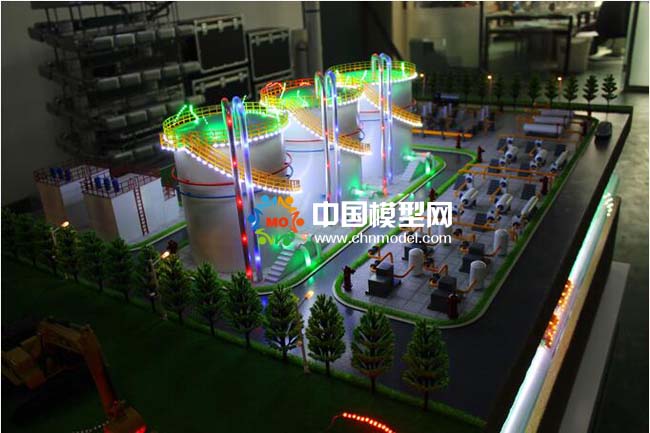 储油罐区安全检测沙盘模型（航天九院）