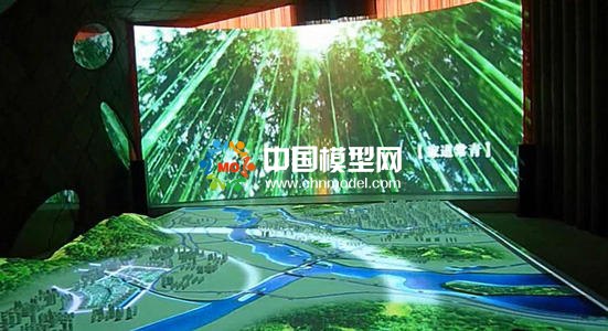 数字投影沙盘模型