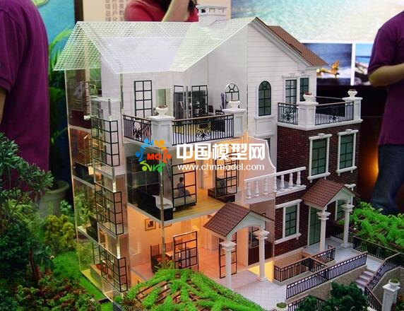 别墅建筑模型材质工艺决定模型最终效果