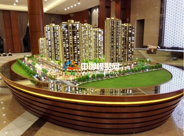 售楼部建筑沙盘模型有讲究，要求高档大气吸睛