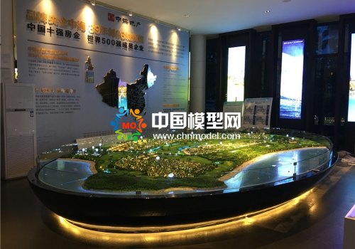 精工细制的别墅沙盘模型