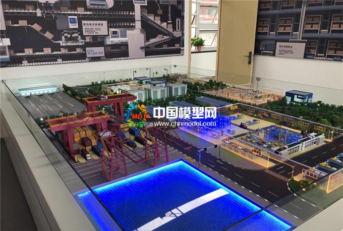 智能物流演示沙盘模型