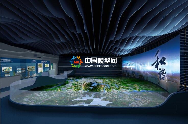 规划沙盘模型效果图