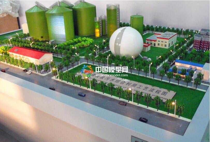 畜禽粪便及污水综合利用工艺沙盘模型