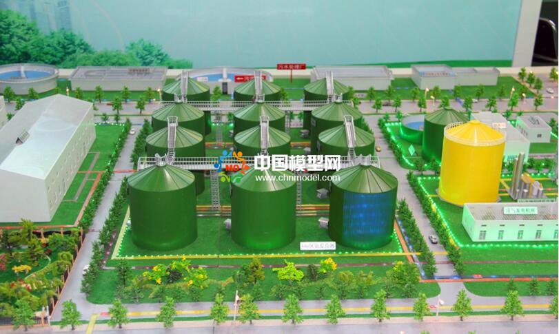 畜禽粪便及污水综合利用工艺沙盘模型