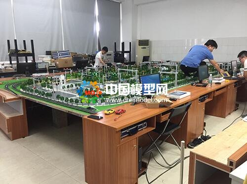 智慧城市交通模拟仿真教学沙盘模型