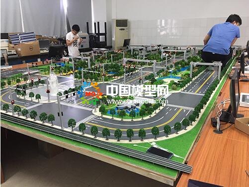 智慧城市交通模拟仿真教学沙盘模型