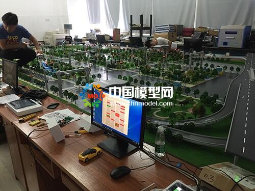 智慧城市交通模拟仿真教学沙盘模型