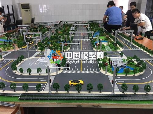 智慧城市交通模拟仿真教学沙盘模型