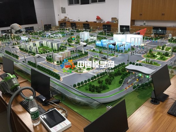 警察学院智能交通模拟沙盘模型