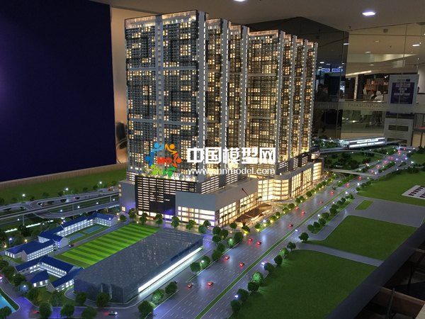 吉隆坡商业综合体沙盘模型