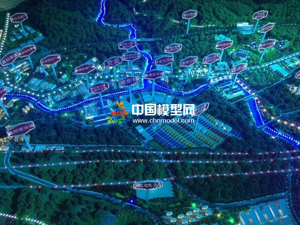 规划馆城市总体规划沙盘模型