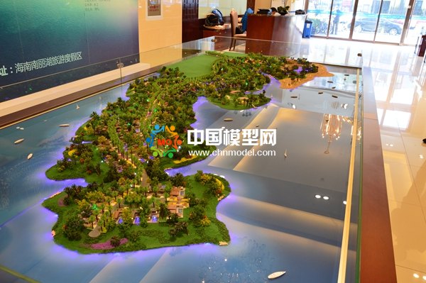 南丽湖旅游度假区规划沙盘模型