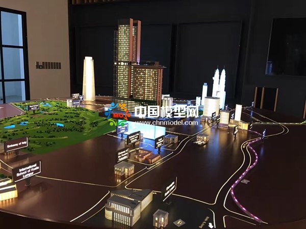 马来西亚槟城远景规划沙盘模型