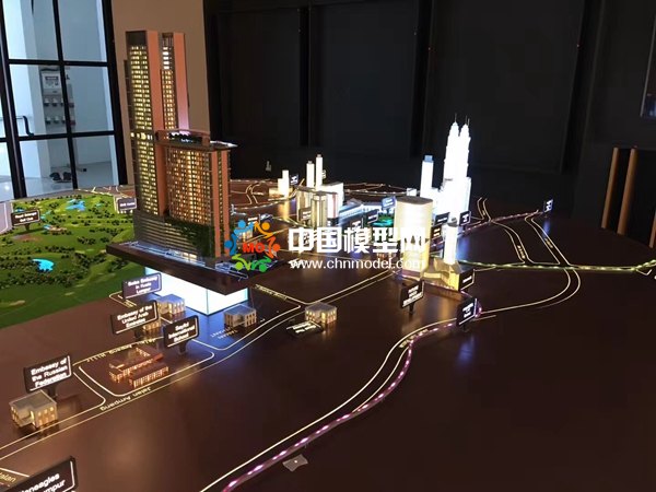 马来西亚槟城远景规划沙盘模型