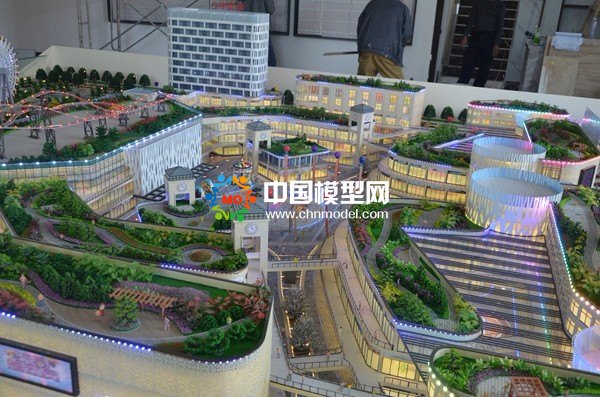 红星国贸售楼展示沙盘模型