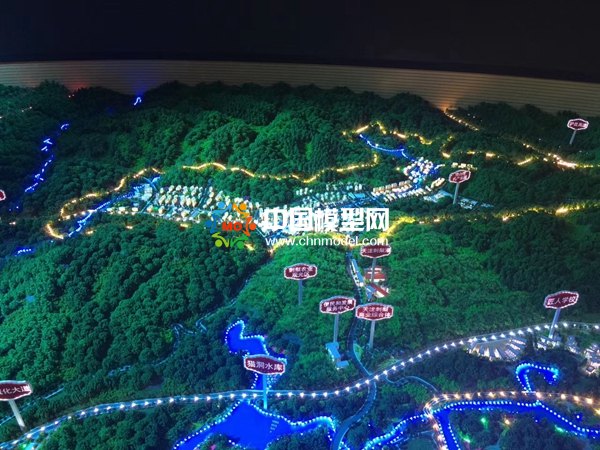 规划馆城市总体规划沙盘模型