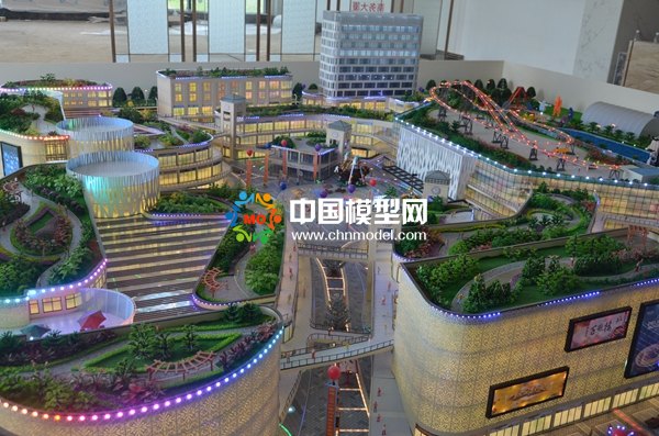 红星国贸售楼展示沙盘模型
