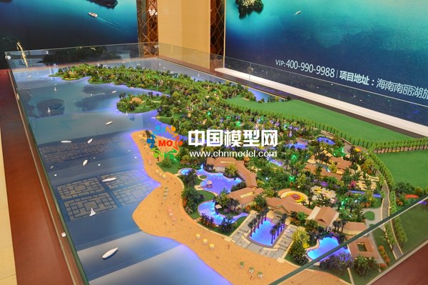 南丽湖旅游度假区规划沙盘模型
