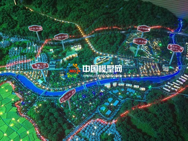 规划馆城市总体规划沙盘模型