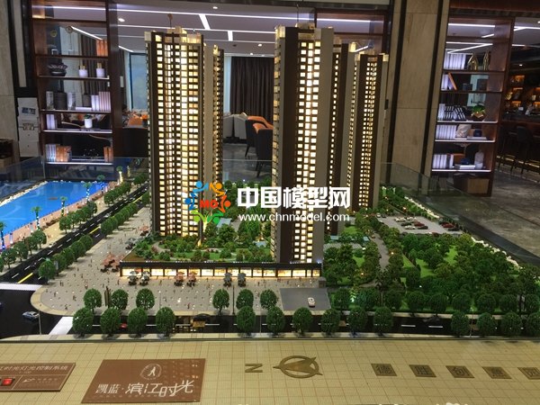 滨江时光园楼盘沙盘模型
