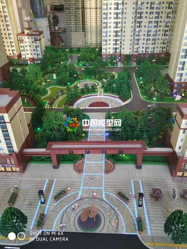中天世纪展示建筑模型