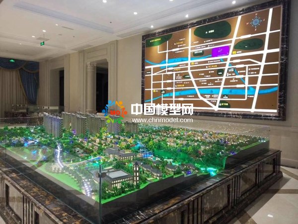 恒大城售楼部沙盘模型