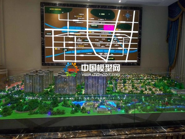 恒大城售楼部沙盘模型