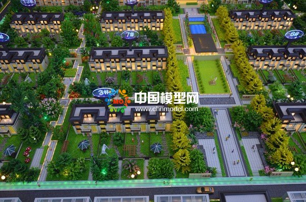 新都会项目建筑模型