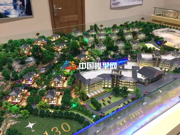 白云美佳别墅建筑模型