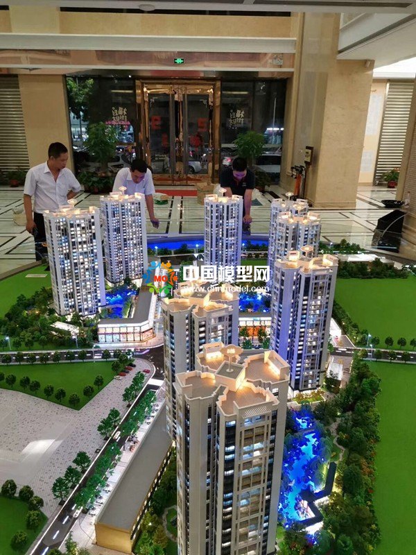 江南梅湾建筑模型