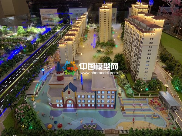 公园壹号售楼部沙盘模型
