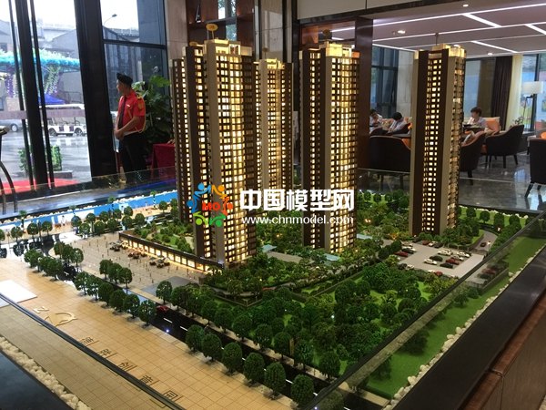 滨江时光园楼盘沙盘模型