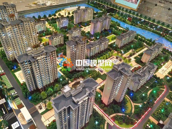 天润国际公馆售楼建筑模型