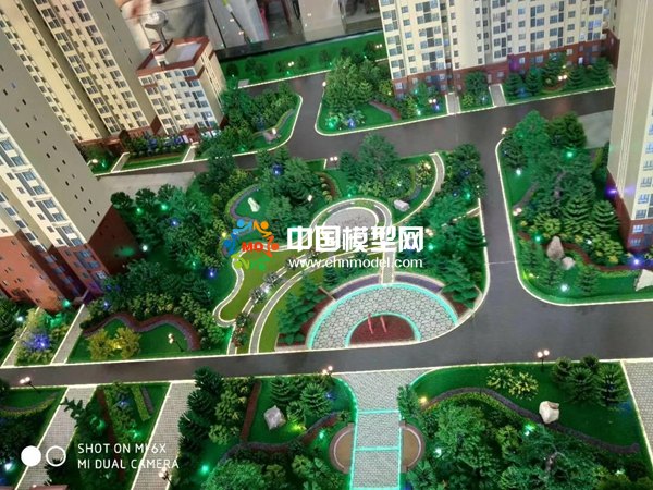 中天世纪展示建筑模型