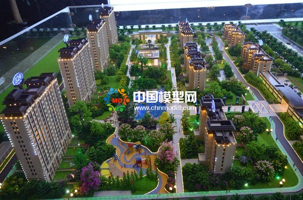 新都会项目建筑模型