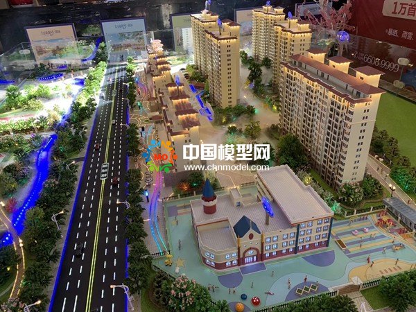 公园壹号售楼部沙盘模型