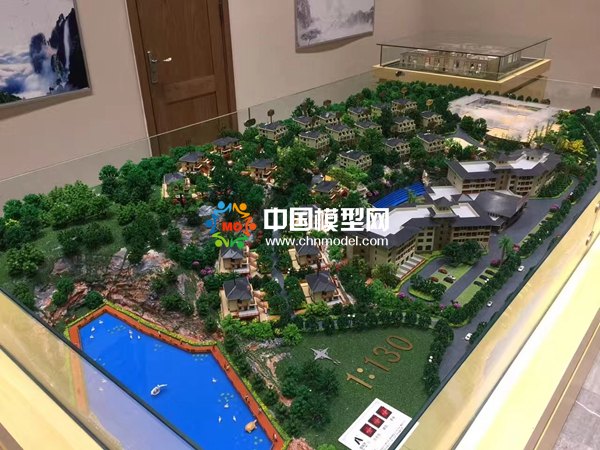 白云美佳别墅建筑模型
