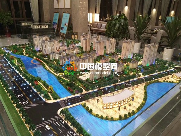 天润国际公馆售楼建筑模型